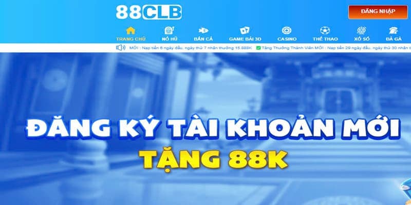 khuyen mai 88clb hoi vien moi tang ngay 88k